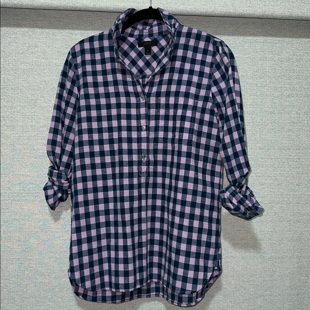 J. Crew Plaid Button-Down Shirt